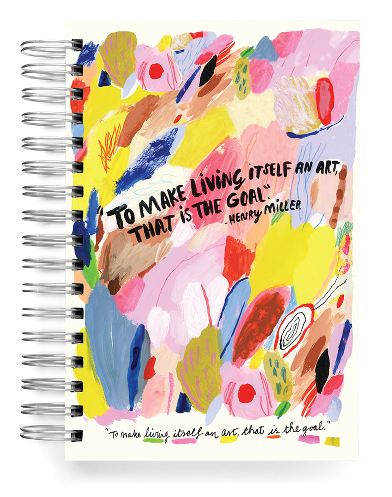 Living is an art Jumbo Journal