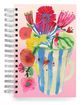 Striped blue vase Jumbo Journal